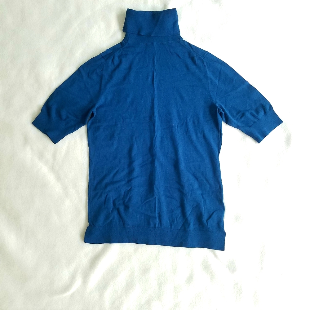 Ann Taylor Teal Turtleneck
